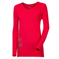 SONJA "EDELWEISS" dámské triko s dlouhým rukávem s bambusem petrol