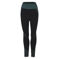 GEMA LEGGINS Fitness seamless Leggings schwarz/grun