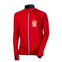 TIMUR mens retro CSSR sports jacket red