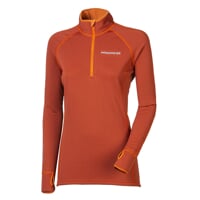 TISPA ZIP ECO dámská funkční sportovní mikina skořicová