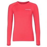 E NDRZ ladies bamboo long sleeve T-shirt red