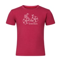 AROMATICO "FLOWBIKE" das Kinder T-Shirt fuchsia