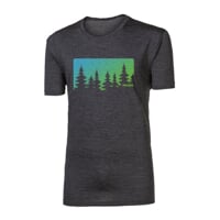 HRUTUR "FOREST" short sleeve merino T-shirt grey melange