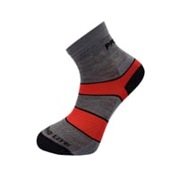 TRAIL MERINO LITE Socken schwarz/grau