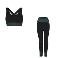 Set GEMA BRA + GEMA LEGGINS black