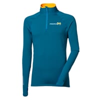 TOREZ ZIP MERINO men's zipneck jacket petrol blue