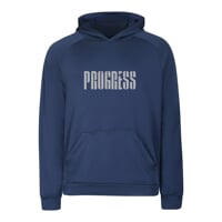 DOSSER das Herren-Kapuzensweatshirt blau-grau