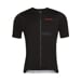 TRAFFIC men's full zip cycling jersey  black