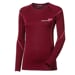 MW NDRZ womens merino long sleeve T-shirt plum melange