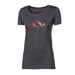 VINKA "MOUNTAINS" Damen Merino T-Shirt graum melange