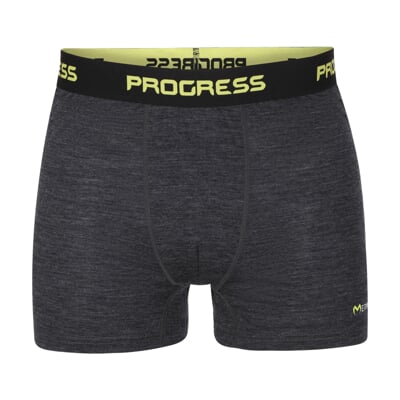 MW SKN 170 pánské merino boxerky černý melír