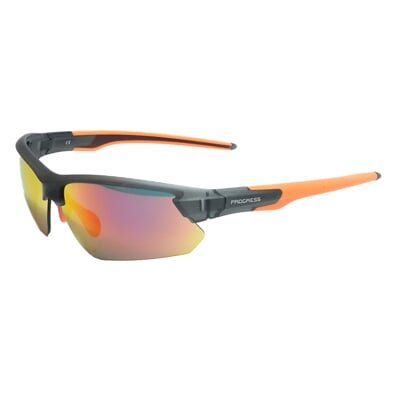 SAFARI RED-R BLK/ORG športové slnečné okuliare čierna/oranžová