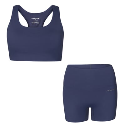 Set ZORA BRA + MINISHORTS černá