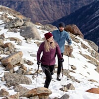 ACONCAGUA dámska zateplená bunda bordó