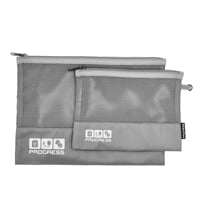 ALL-PACK POUCH 2-SET organizérov na oblečenie svetlo sivá
