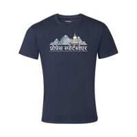 AROMATIC "NEPAL" pánske tričko s kávovou viskózou tm.modrý