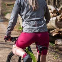 AROSA dámsky zateplený cyklistický dres strieborná