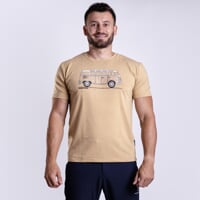 BARBAR "BULLI" pánske bambusové tričko piesková