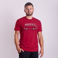BARBAR "BULLI" pánské triko s bambusem bordó