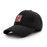 BASEBALL CAP "CZECH" kšiltovka čierna
