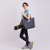 BEACH BAG univerzální taška sivý melír
