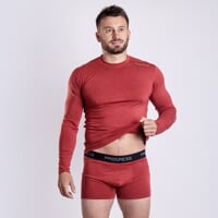 CC SKN 2-PACK set pánskych funkčných boxeriek antracit + terakota