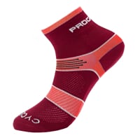 CYCLING SOX cyklistické ponožky vínová/růžová