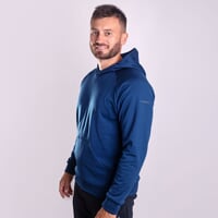 DOSSER pánska mikina s kapucňou modrá