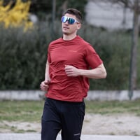 DRIVER pánske športové tričko červená