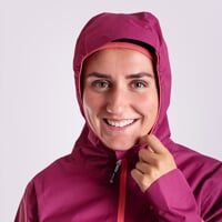 ELITE LADY multifunkčná bunda bordó/ružová
