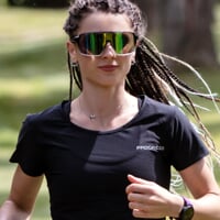 ENDURO GRN-R BLK/WHT športové okuliare čierna/biela