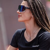 ENDURO GRN-R BLK/WHT športové okuliare čierna/biela