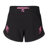 FORTUNA SHORTS dámske bežecké šortky 2v1 čierna