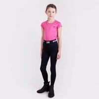 GAMMA KID detské jazdecké legíny BLK