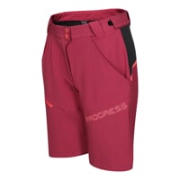 GENIA BIKE SHORTS dámske cyklistické šortky bordó/čierná