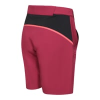 GENIA BIKE SHORTS dámske cyklistické šortky bordó/čierná