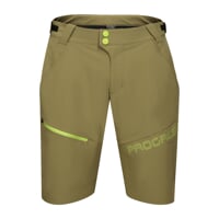 GENIUS BIKE SHORTS pánské cyklo šortky olivová/černá