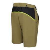 GENIUS BIKE SHORTS pánské cyklo šortky olivová/černá