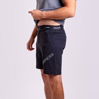 GENIUS SHORTS pánske outdoorové šortky čierna