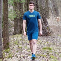 GENIUS SHORTS pánske outdoorové šortky petrol