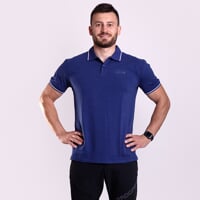 HOGAR pánská bambusová polokošile tm.modrá