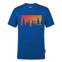 HRUTUR "FOREST" pánske merino tričko tm.modrá