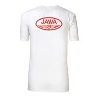 JAWA FAN pánské triko s bambusem biela