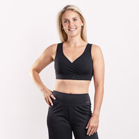 LAMIA BRA women's sports bra čierna