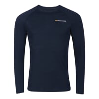MA NDR 125 pánske merino tričko s dlhým rukávom čierno-modrá