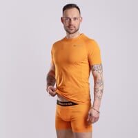 MA SKN 125 pánske merino boxerky oranžová