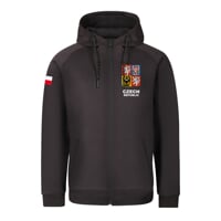 CZECH HOODY ZIP MAN pánska mikina antracit
