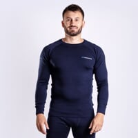 MT TDR 250 pánske merino tričko s dlhým rukávom čierno-modrá