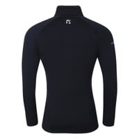 MT TRZ 250 pánsky merino rolák s krátkym zipsom čIerno-modrá