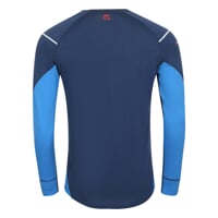 MW NDR 170 pánské merino triko s dlouhým rukávem čIerný melír
